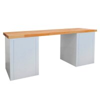 ADB Werkbank lichtgrau, anthrazitgrau 150,0 x 75,0 x 85,0 cm