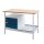 ADB Werkbank Eko lichtgrau, anthrazitgrau 3 Schubladen 120,5 x 60,0 x 82,5 cm