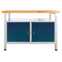 ADB Werkbank lichtgrau, anthrazitgrau 120,0 x 60,0 x 84,0 cm
