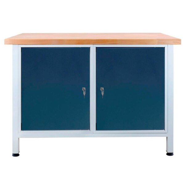 ADB Werkbank lichtgrau, anthrazitgrau 120,0 x 60,0 x 84,0 cm