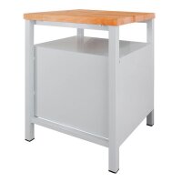 ADB Werkbank lichtgrau, anthrazitgrau 3 Schubladen 60,0 x...