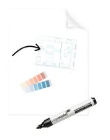 Legamaster Flipchart-Folie Magic-Chart Clearboard blanko...