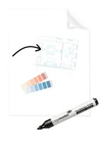 Legamaster Flipchart-Folie Magic-Chart Clearboard blanko 60,0 x 80,0 cm, 1 Blatt