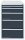 ADB Schubladenschrank blau, grau 5 Schubladen 53,1 x 70,0 x 80,0 cm, 1 St.