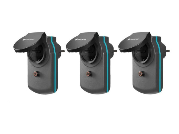 GARDENA smart Power Zwischenstecker Outdoor Funk-Steckdosenadapter, 3 St.