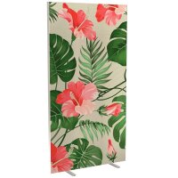 PAPERFLOW Trennwand easyScreen Tropical, 62731 bunt 94,0...