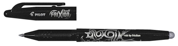 PILOT FRIXION ball Tintenroller 0,35 mm, Schreibfarbe: schwarz, 1 St.