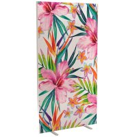 PAPERFLOW Trennwand easyScreen Tropical, 62747 bunt 94,0...