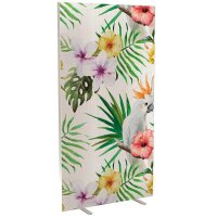 PAPERFLOW Trennwand easyScreen Tropical, 60661 bunt 94,0...
