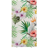 PAPERFLOW Trennwand easyScreen Tropical, 60661 bunt 94,0 x 173,4 cm, 1 St.