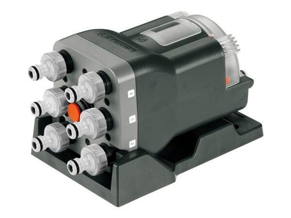 GARDENA Wasserverteiler für Bewässerungssteuerung 6-Wege-Verteiler automatic 1197-20, 26,5 mm (G 3/4 Zoll) Gewinde, 1 St.