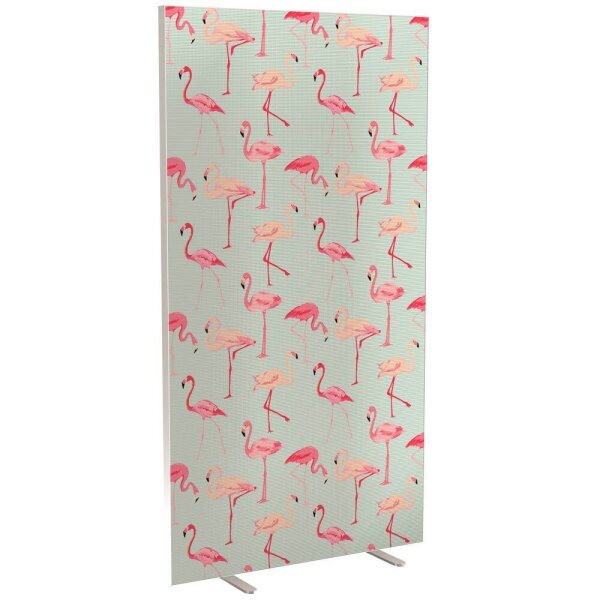 PAPERFLOW Trennwand easyScreen Tropical, 60709 bunt 94,0 x 173,4 cm, 1 St.
