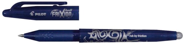 PILOT FRIXION ball Tintenroller 0,35 mm, Schreibfarbe: blau, 1 St.