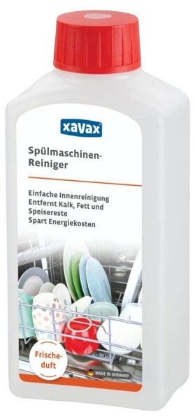 xavax® Spülmaschinen-Reiniger Spülmaschinen-Reiniger, 250 ml, 1 St.