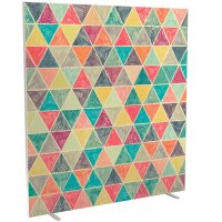 PAPERFLOW Trennwand easyScreen Vintage, 62351 bunt 160,0...