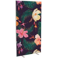 PAPERFLOW Trennwand easyScreen Tropical, 60677 bunt 94,0...
