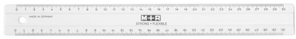 M + R Lineal STRONG + FLEXIBLE 30,0 cm, glasklar