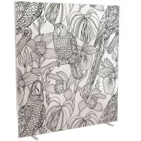 PAPERFLOW Trennwand easyScreen Tropical, 62463 bunt 160,0...