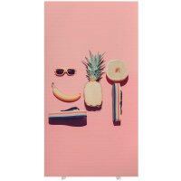 PAPERFLOW Trennwand easyScreen Tropical, 61323 bunt 94,0...
