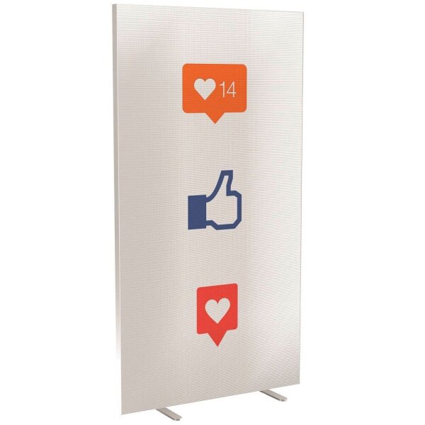 PAPERFLOW Trennwand easyScreen Business, 62273 bunt 94,0 x 173,4 cm, 1 St.