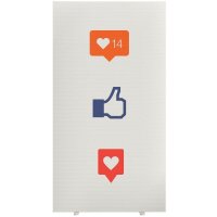 PAPERFLOW Trennwand easyScreen Business, 62273 bunt 94,0 x 173,4 cm, 1 St.