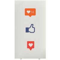 PAPERFLOW Trennwand easyScreen Business, 62273 bunt 94,0 x 173,4 cm, 1 St.
