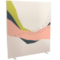 PAPERFLOW Trennwand easyScreen Colour, 61037 bunt 160,0 x...