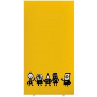PAPERFLOW Trennwand easyScreen Business, 62257 bunt 94,0 x 173,4 cm, 1 St.