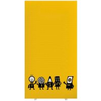 PAPERFLOW Trennwand easyScreen Business, 62257 bunt 94,0 x 173,4 cm, 1 St.