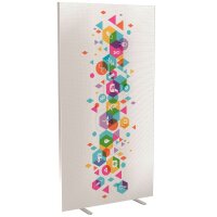 PAPERFLOW Trennwand easyScreen Business, 62135 bunt 94,0...