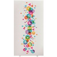 PAPERFLOW Trennwand easyScreen Business, 62135 bunt 94,0 x 173,4 cm, 1 St.