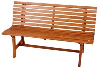Garden Pleasure Gartenbank Moreno 985097 braun Holz 140,0 cm