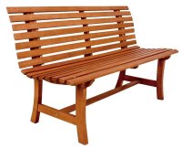 Garden Pleasure Gartenbank Moreno 985097 braun Holz 140,0 cm