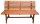 Garden Pleasure Gartenbank Moreno 985097 braun Holz 140,0 cm