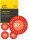 AVERY Zweckform Prüfplaketten 7901 rot 30,0 x 30,0 mm, 10 Blatt