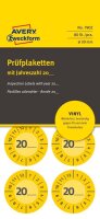 AVERY Zweckform Prüfplaketten 7902 gelb 30,0 x 30,0...