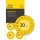 AVERY Zweckform Prüfplaketten 7902 gelb 30,0 x 30,0 mm, 10 Blatt