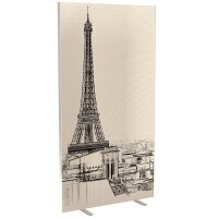 PAPERFLOW Trennwand easyScreen Business, 62119 bunt 94,0 x 173,4 cm, 1 St.