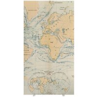 PAPERFLOW Trennwand easyScreen Vintage, 61337 bunt 94,0 x 173,4 cm, 1 St.