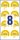 AVERY Zweckform Prüfplaketten 7905 gelb 30,0 x 30,0 mm, 10 Blatt