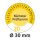 AVERY Zweckform Prüfplaketten 7905 gelb 30,0 x 30,0 mm, 10 Blatt