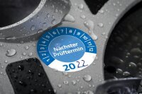 AVERY Zweckform Prüfplaketten 7906 blau 30,0 x 30,0 mm, 10 Blatt
