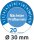AVERY Zweckform Prüfplaketten 7906 blau 30,0 x 30,0 mm, 10 Blatt