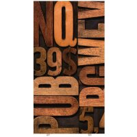 PAPERFLOW Trennwand easyScreen Industrial, 61195 bunt 94,0 x 173,4 cm, 1 St.
