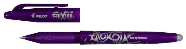 PILOT FRIXION ball Tintenroller violett 0,35 mm, Schreibfarbe: lila, 1 St.