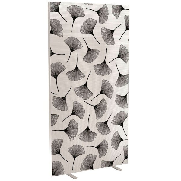 PAPERFLOW Trennwand easyScreen Black & White, 62433 bunt 94,0 x 173,4 cm, 1 St.