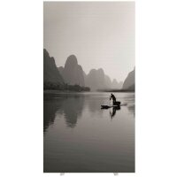 PAPERFLOW Trennwand easyScreen Black & White, 61243...