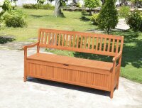 Garden Pleasure Gartenbank Houston 985119 braun Holz...
