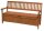 Garden Pleasure Gartenbank Houston 985119 braun Holz 157,0 cm