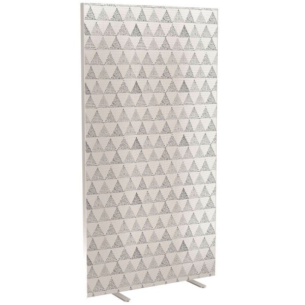 PAPERFLOW Trennwand easyScreen Black & White, 60549 bunt 94,0 x 173,4 cm, 1 St.